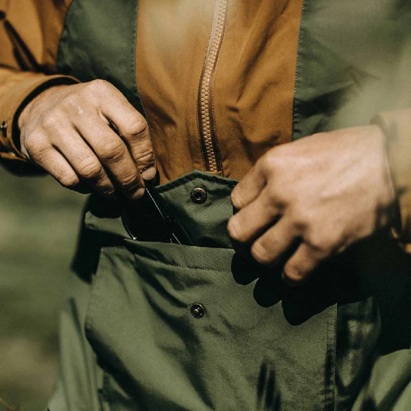 The Powder Jacket in British Khaki & Olive