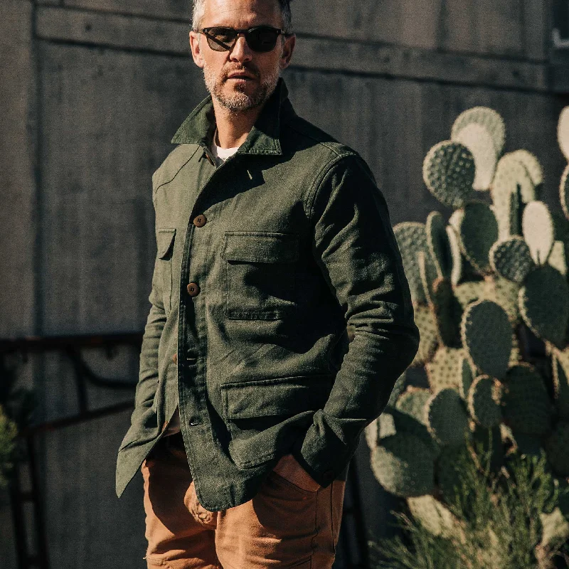 The Project Jacket in Olive Boss Duck