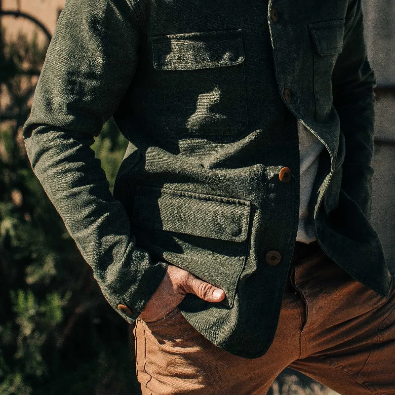 The Project Jacket in Olive Boss Duck