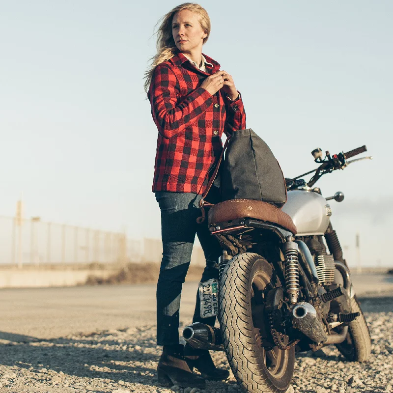 The Ryder Jacket in Red Buffalo Plaid