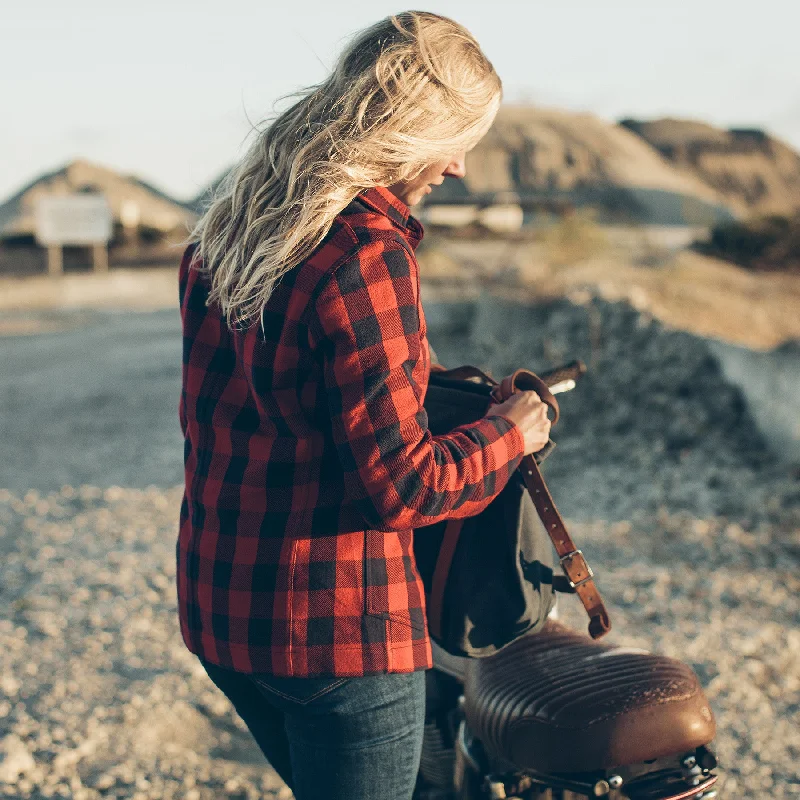 The Ryder Jacket in Red Buffalo Plaid