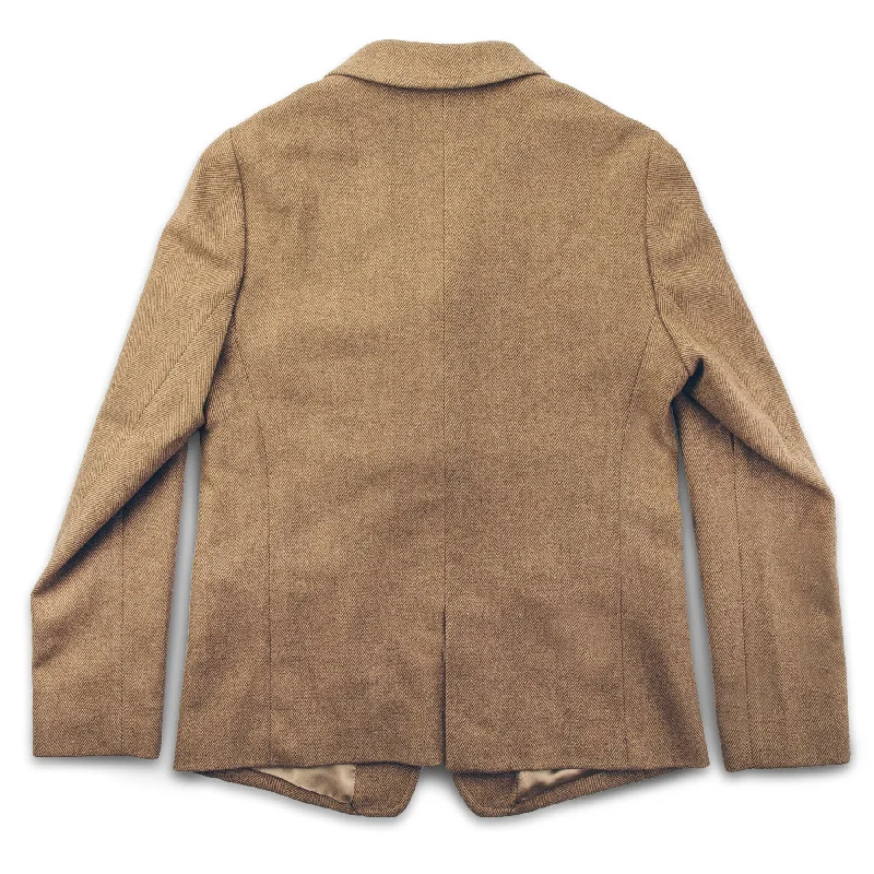 The Telegraph Blazer in Camel Italian Herringbone