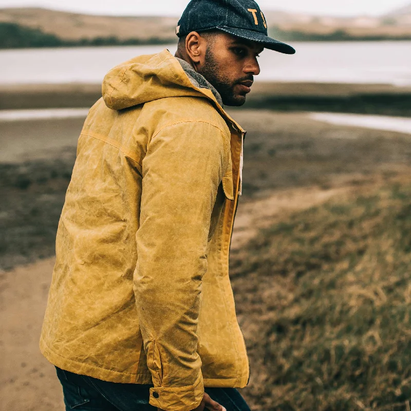 The Winslow Parka in Mustard Waxed Canvas