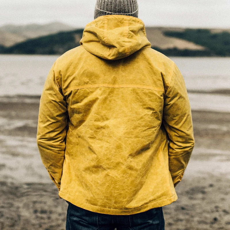 The Winslow Parka in Mustard Waxed Canvas