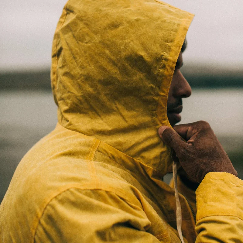 The Winslow Parka in Mustard Waxed Canvas