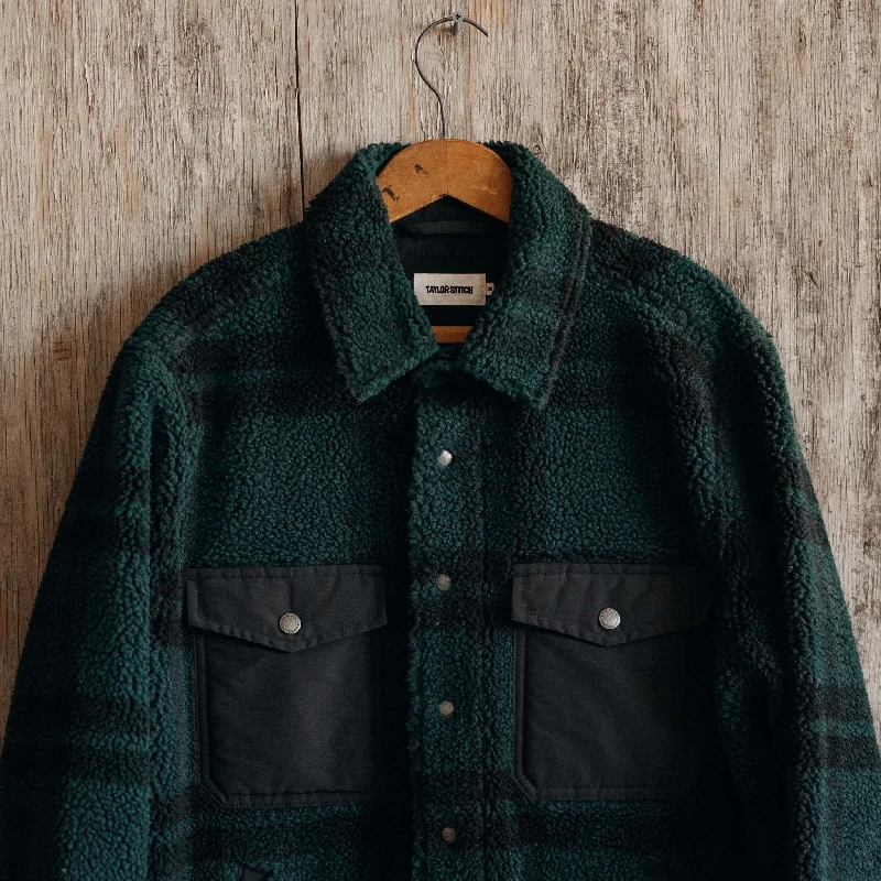 The Timberline Jacket in Dark Spruce Plaid