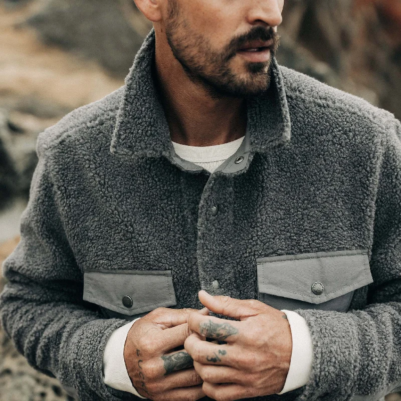 The Timberline Jacket in Greystone Fleece