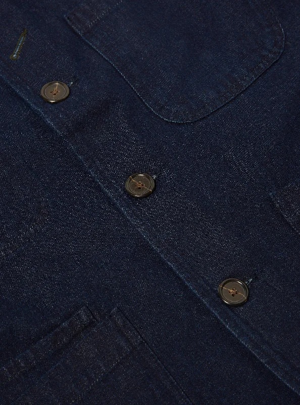 Universal Works Bakers Jacket in 11oz Indigo Denim