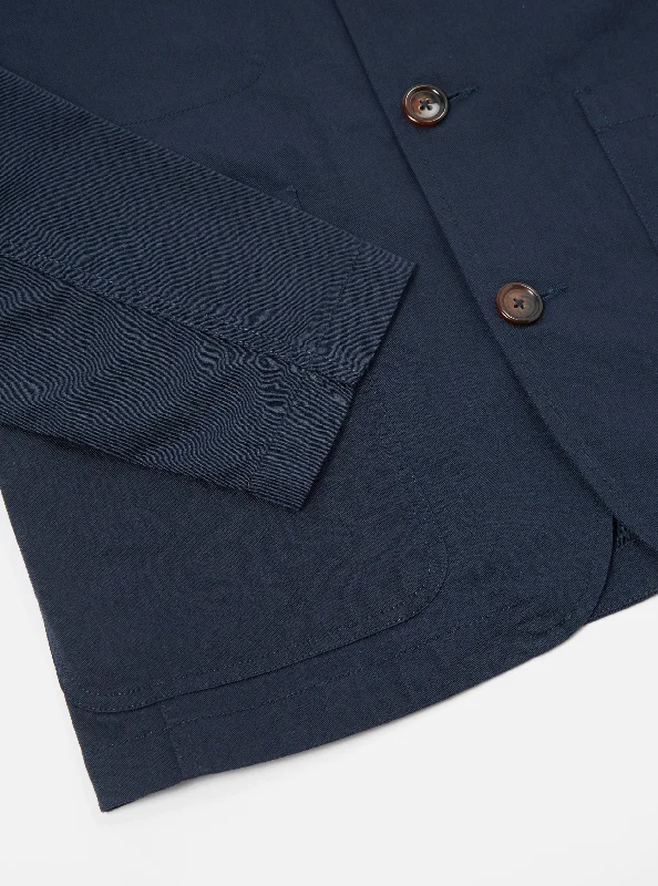 Universal Works Bakers Jacket in Navy Twill