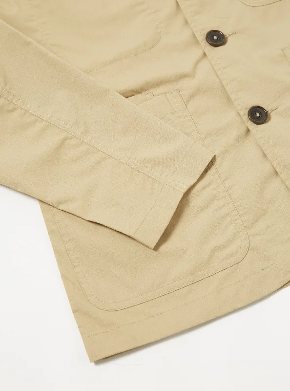 Universal Works Bakers Jacket in Sand Recycled Poly Tech