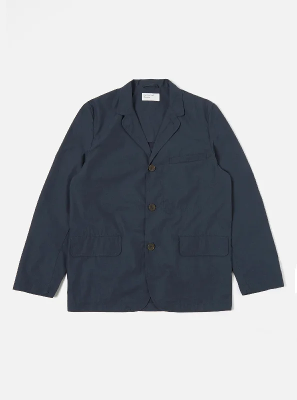 Universal Works Capitol Jacket in Navy Recycled Poly Tech