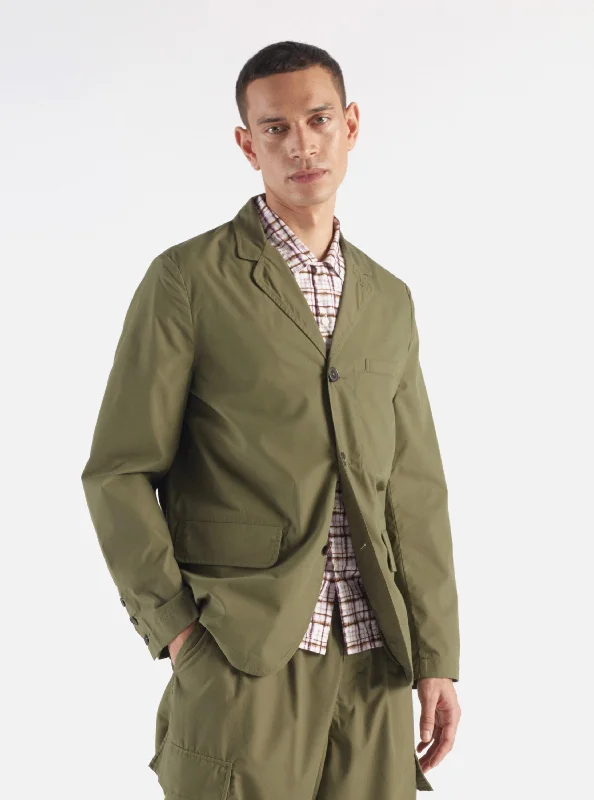 Universal Works Capitol Jacket in Olive Recycled Poly Tech