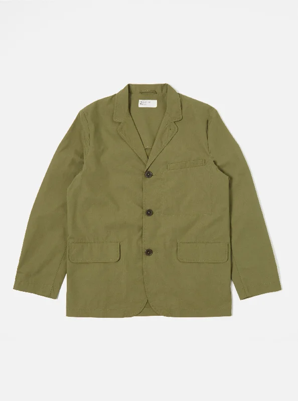 Universal Works Capitol Jacket in Olive Recycled Poly Tech