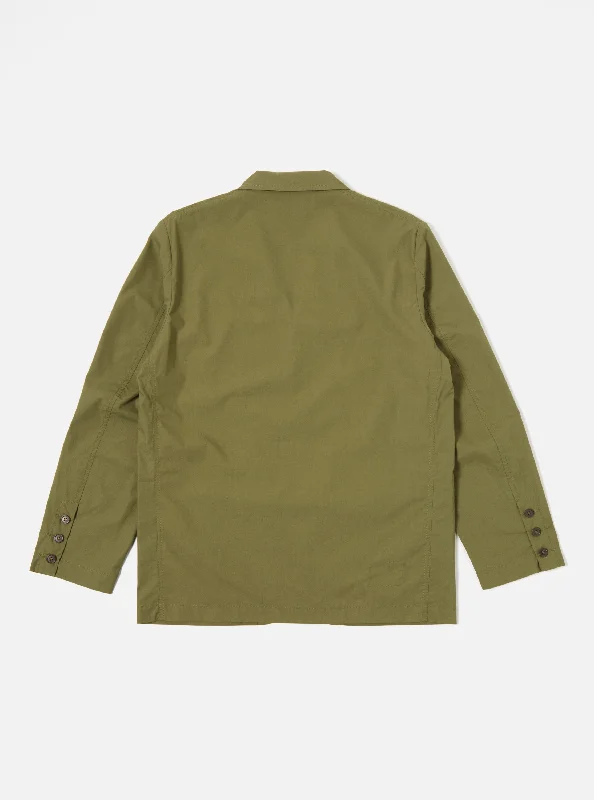 Universal Works Capitol Jacket in Olive Recycled Poly Tech