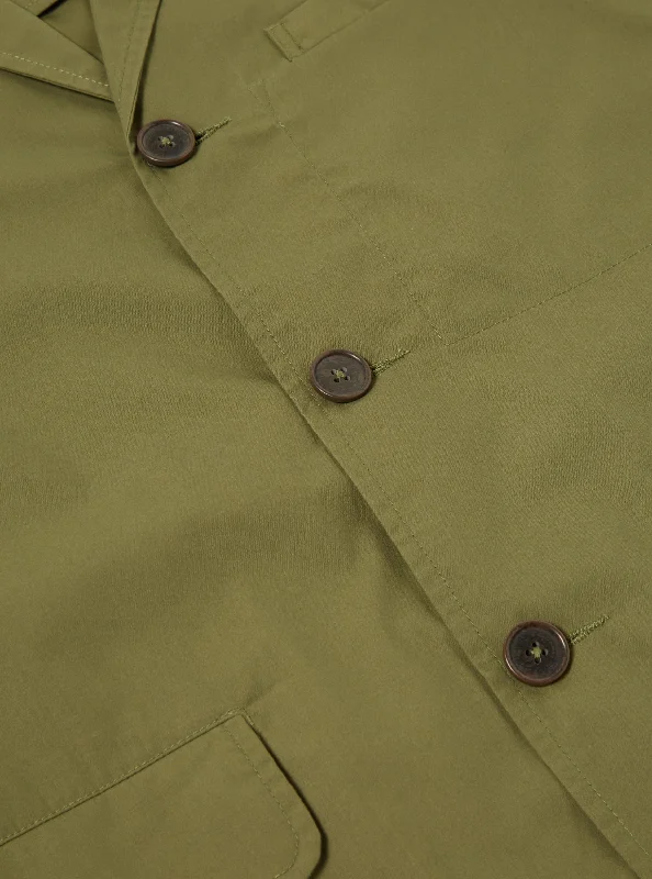 Universal Works Capitol Jacket in Olive Recycled Poly Tech