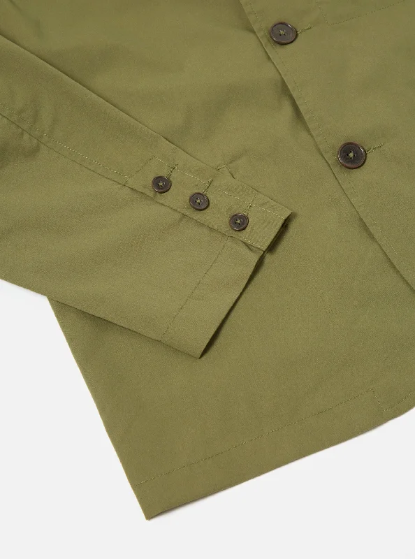 Universal Works Capitol Jacket in Olive Recycled Poly Tech