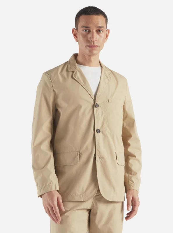 Universal Works Capitol Jacket in Sand Recycled Poly Tech