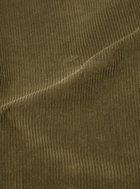 Universal Works Field Jacket in Olive 6 Wale Corduroy