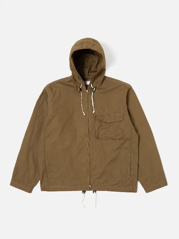 Universal Works Fistral Jacket II in Khaki Broad Cloth