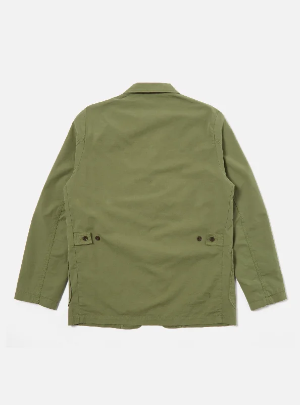 Universal Works Five Pocket Jacket in Birch Summer Canvas