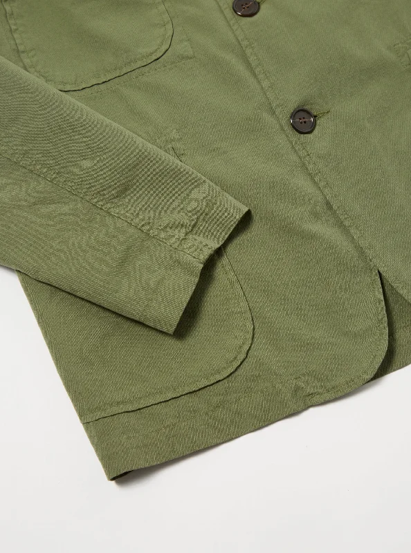 Universal Works Five Pocket Jacket in Birch Summer Canvas