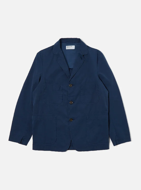 Universal Works Five Pocket Jacket in Navy Summer Canvas