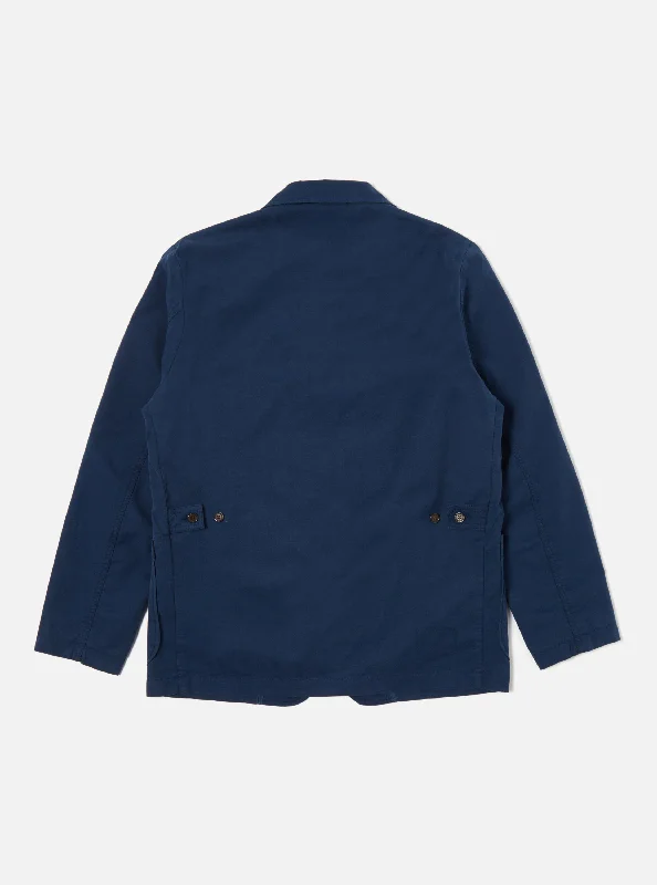 Universal Works Five Pocket Jacket in Navy Summer Canvas