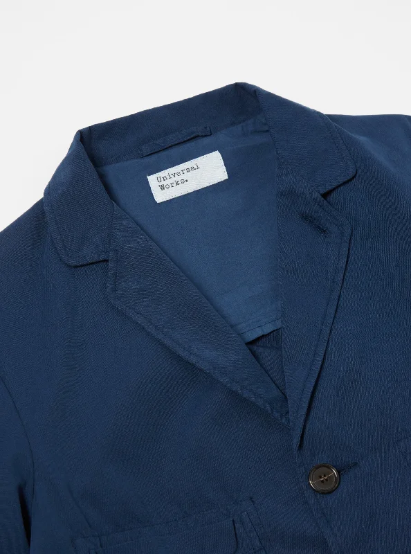 Universal Works Five Pocket Jacket in Navy Summer Canvas