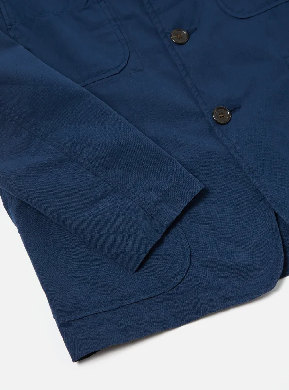 Universal Works Five Pocket Jacket in Navy Summer Canvas