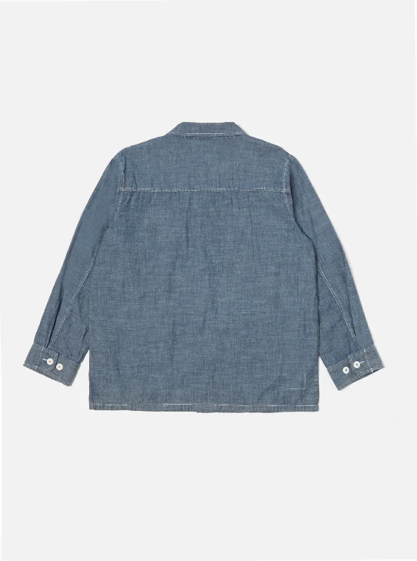 Universal Works Jungle Jacket in Indigo Chambray