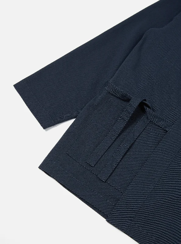 Universal Works Kyoto Work Jacket in Navy Twill