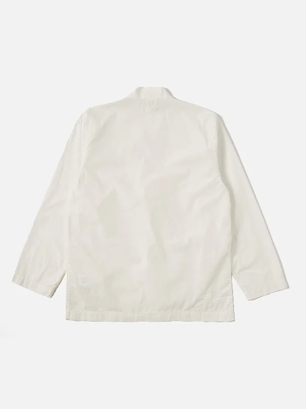 Universal Works Kyoto Work Jacket in Ecru Broad Cloth