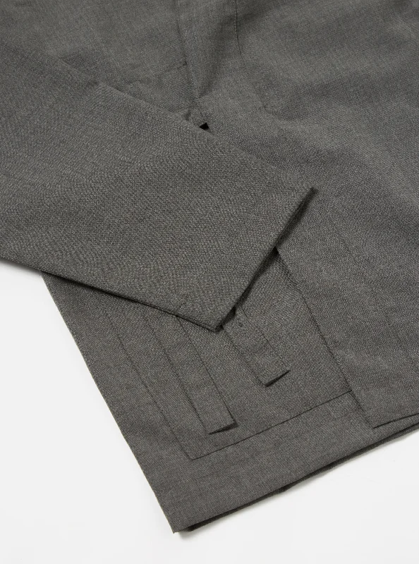 Universal Works Kyoto Work Jacket in Grey Marl Tropical Suiting