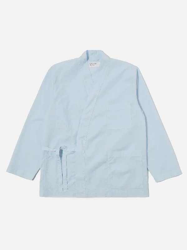 Universal Works Kyoto Work Jacket in Sky Broad Cloth