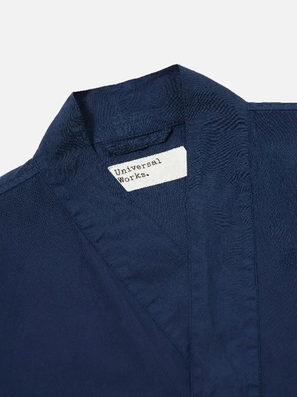 Universal Works Kyoto Work Jacket in Navy Broad Cloth