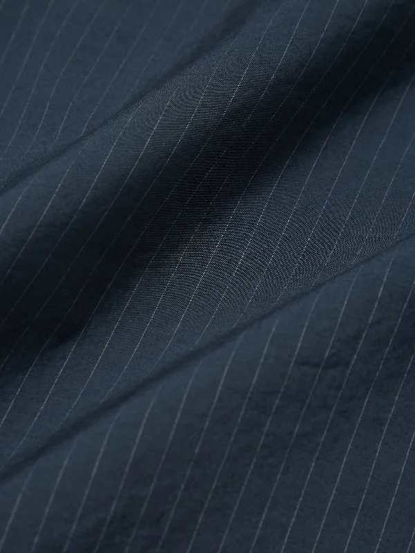 Universal Works Kyoto Work Jacket in Navy Nearly Pinstripe