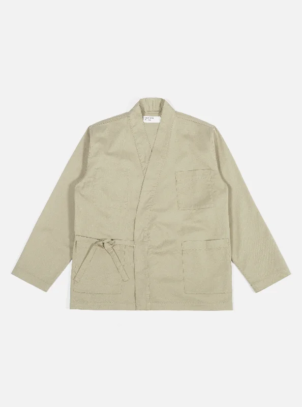 Universal Works Kyoto Work Jacket in Stone Twill