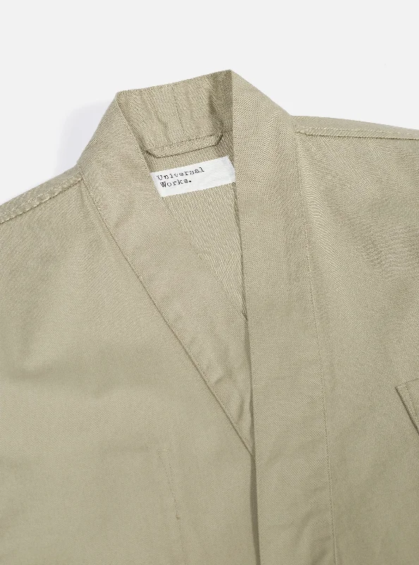 Universal Works Kyoto Work Jacket in Stone Twill