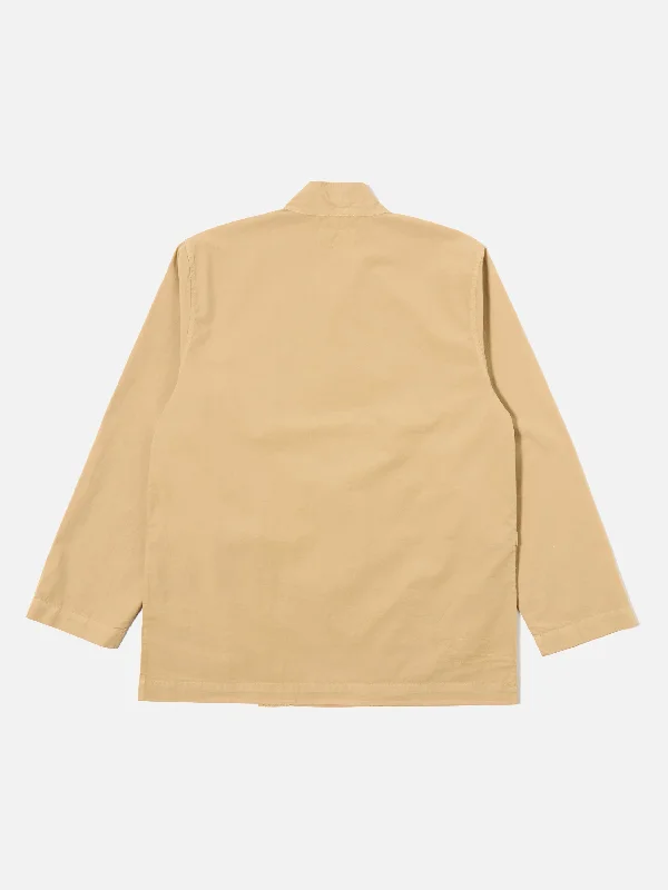 Universal Works Kyoto Work Jacket in Summer Oak Broad Cloth