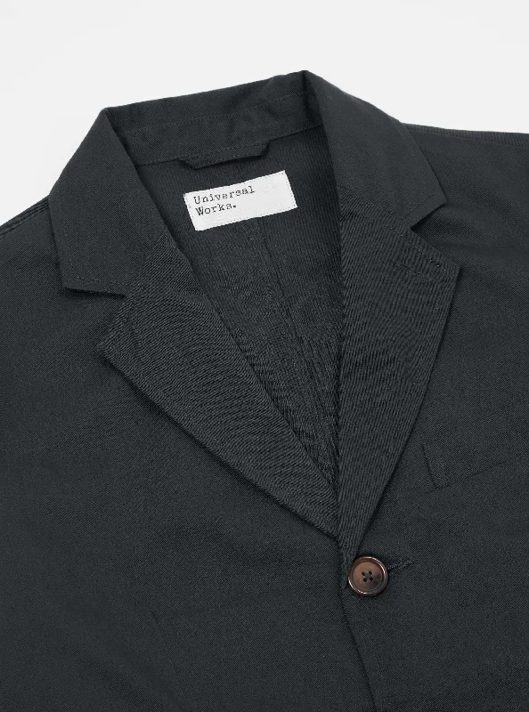 Universal Works London Jacket in Black Twill