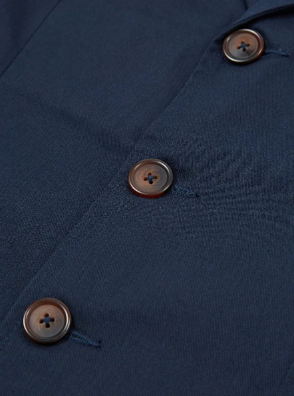 Universal Works London Jacket in Navy Twill