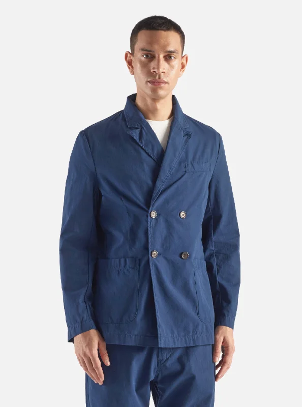 Universal Works Manor Jacket in Navy Summer Canvas