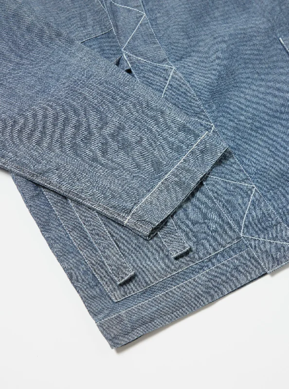 Universal Works Osaka Work Jacket in Indigo Chambray