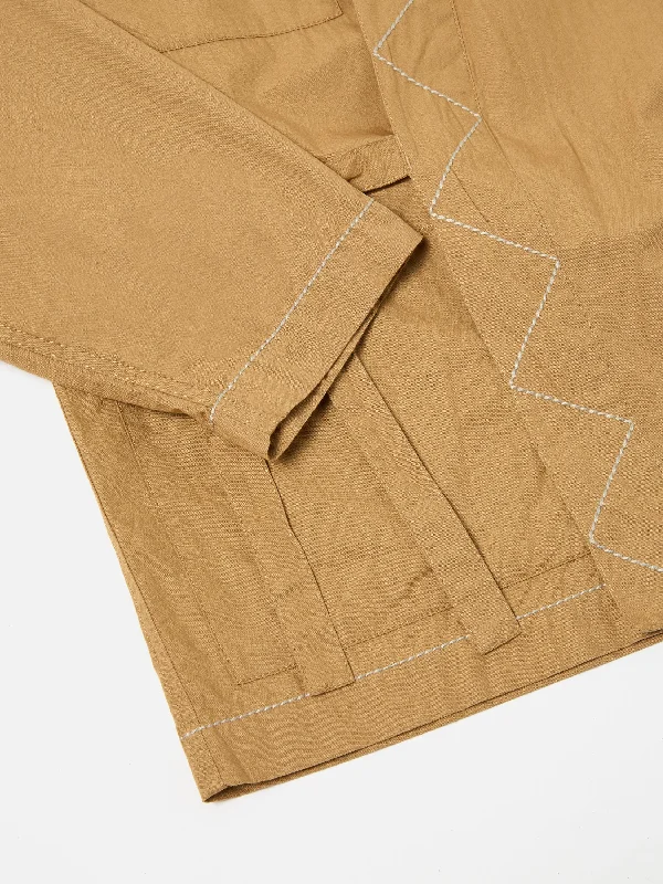 Universal Works Osaka Work Jacket in Sand Broad Cloth