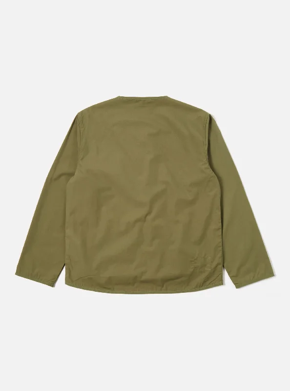 Universal Works Parachute Liner Jacket in Olive Recycled Poly Tech