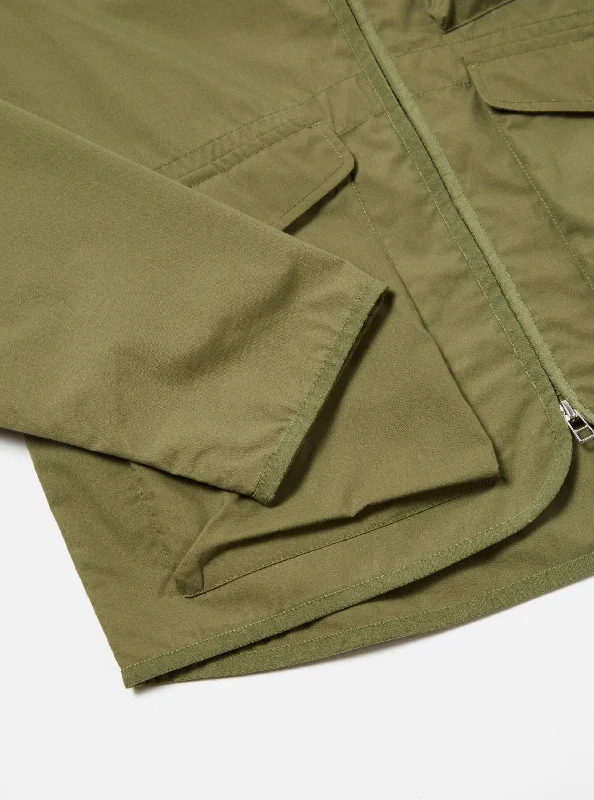 Universal Works Parachute Liner Jacket in Olive Recycled Poly Tech