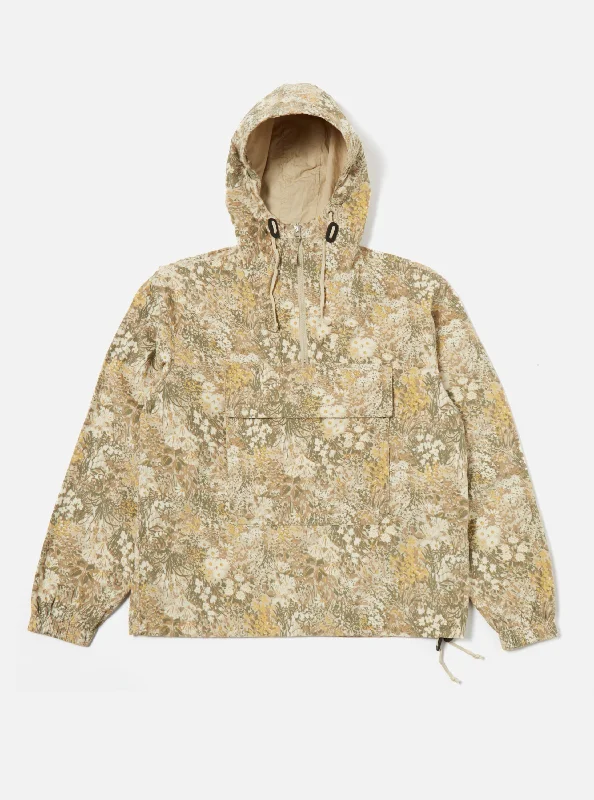 Universal Works Pullover Anorak in Sand Garden Cord