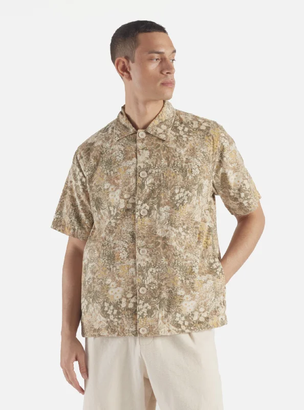 Universal Works Tech Overshirt in Sand Garden Cord