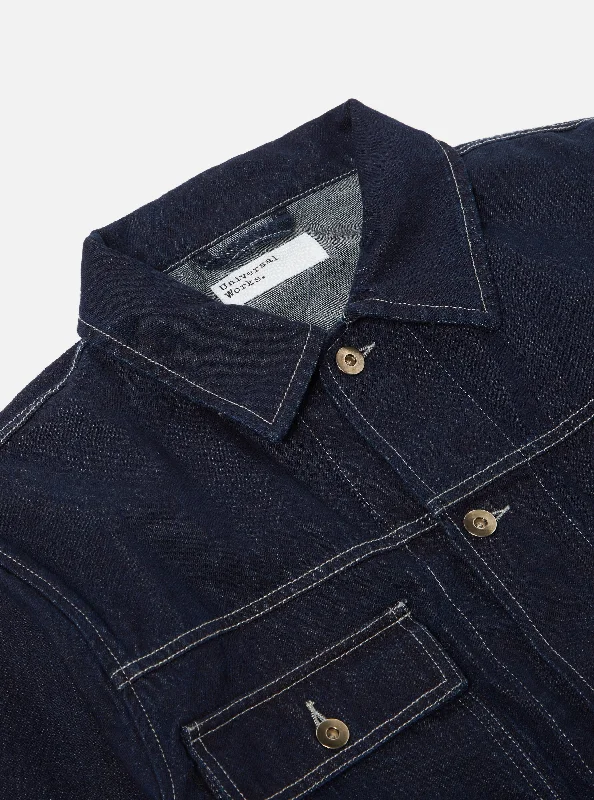 Universal Works Trucker Jacket in 11oz Indigo Denim