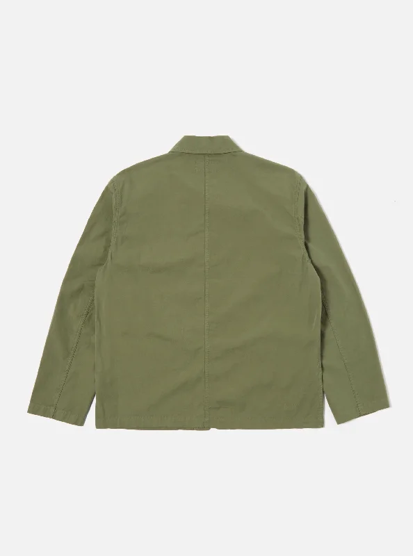 Universal Works Utility Jacket in Birch Summer Canvas